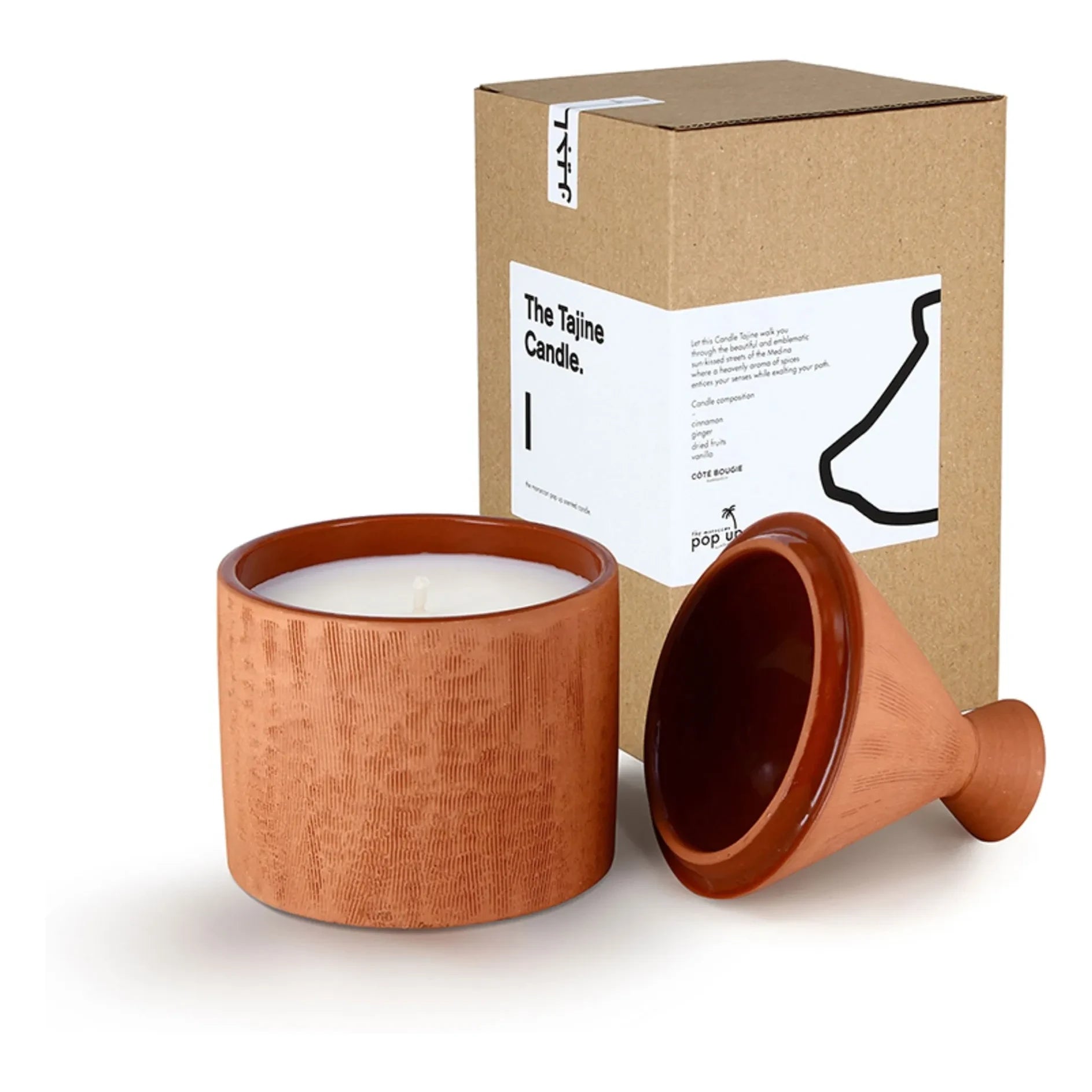 Côté Bougie - Tajine Terracotta Candle - Place Des Epices