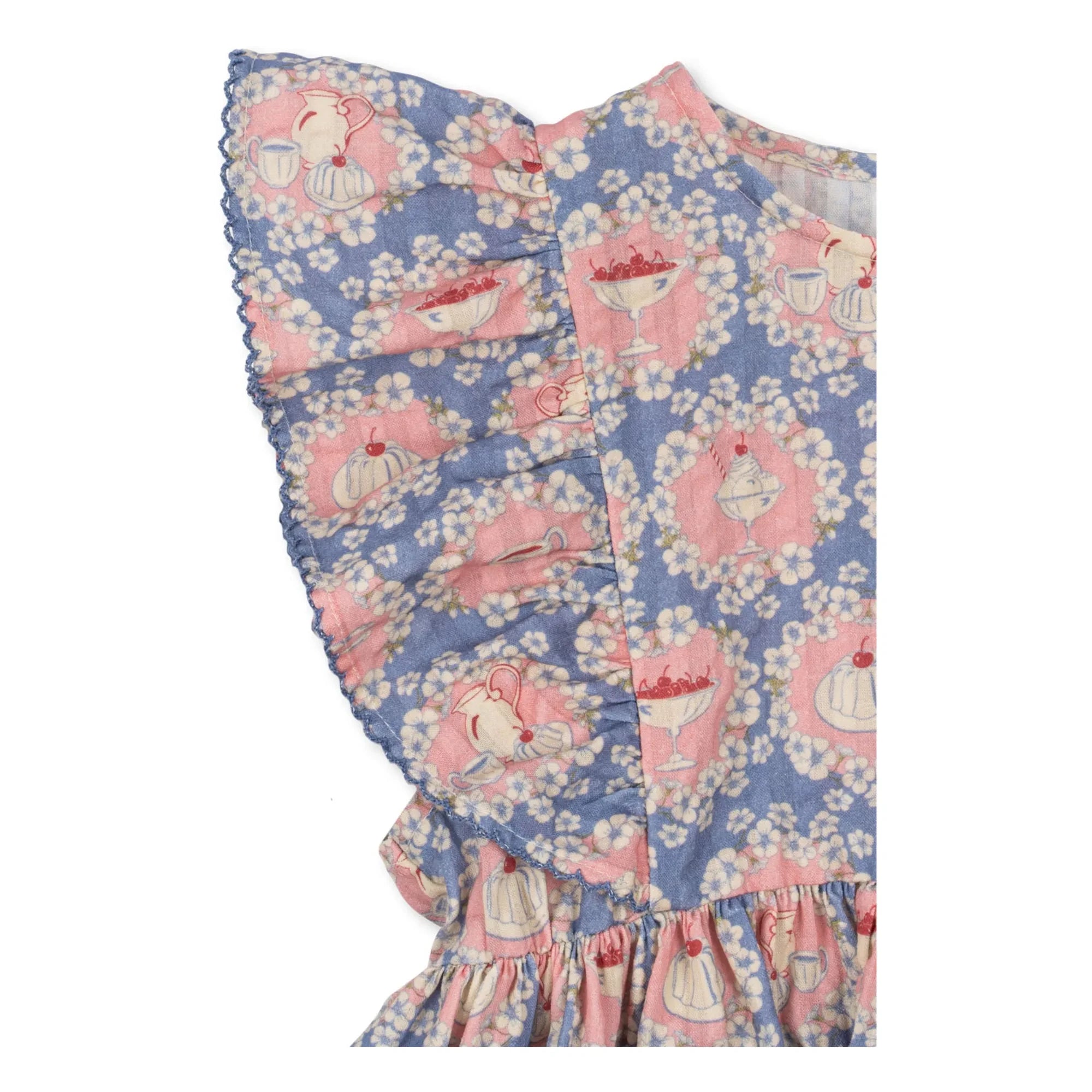 Konges Sløjd - Kim Snacks organik pamuk elbise | Mavi