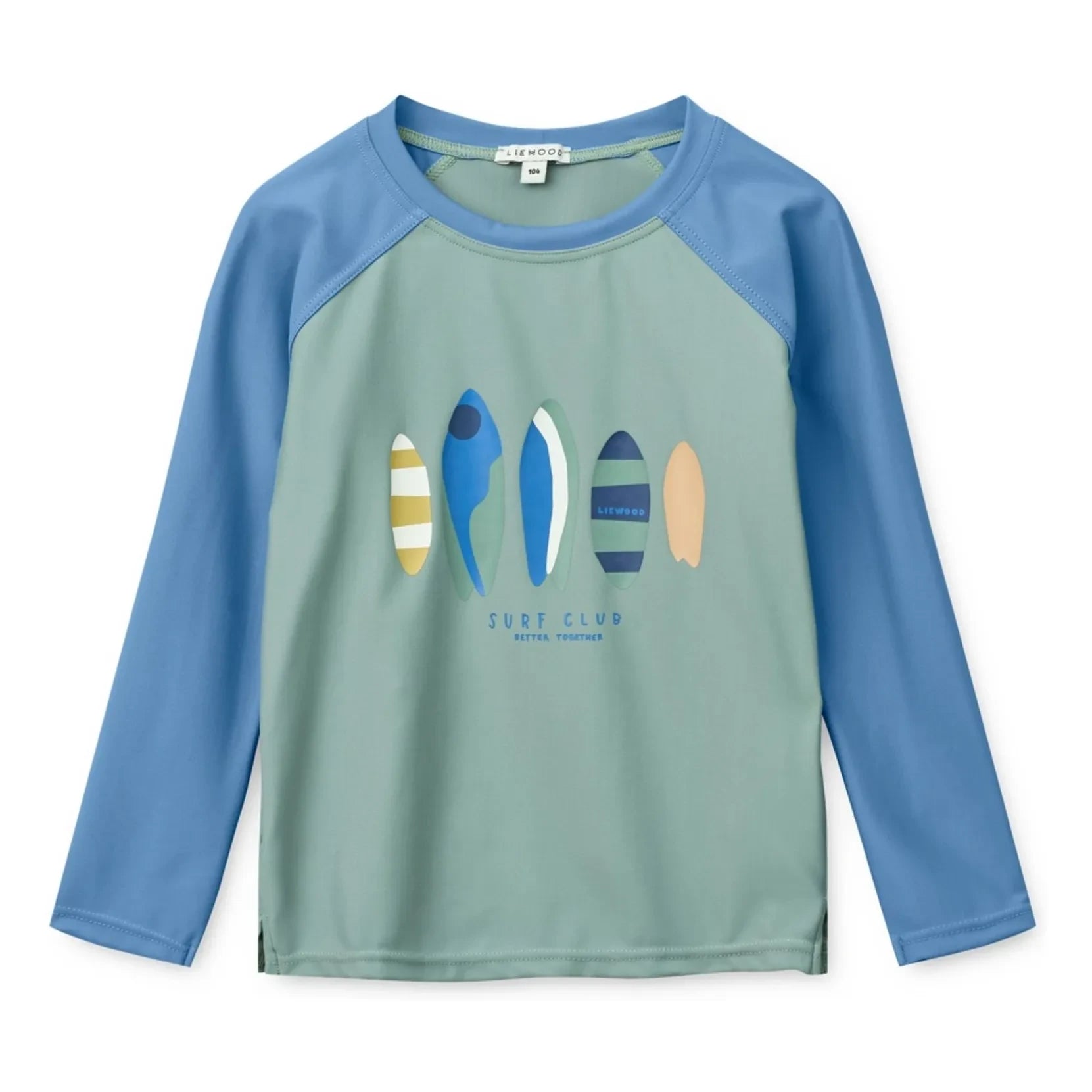 Liewood - Noah Surf UV Protective T-Shirt Made from Recycled Fibers | Blue