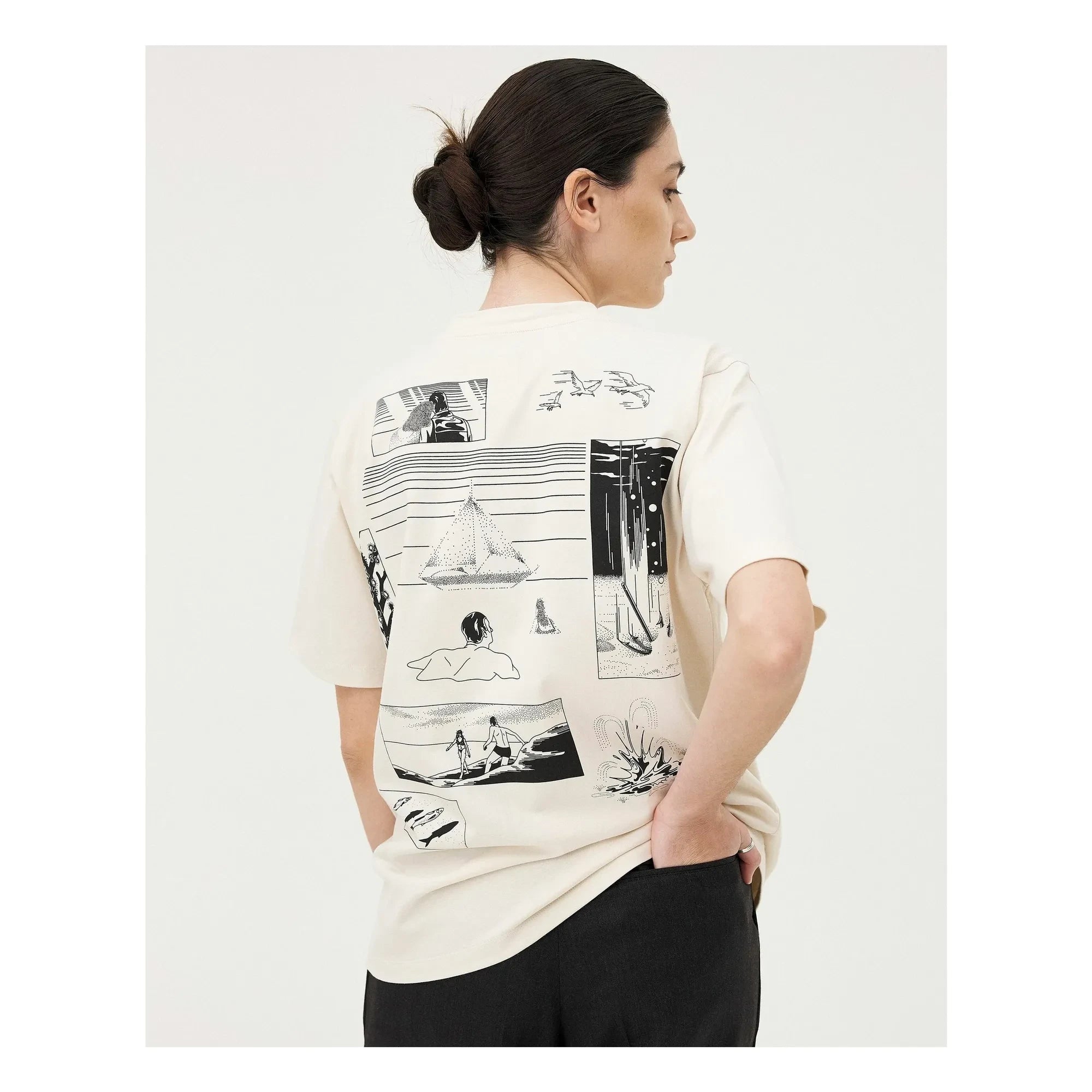 Noyoco - York Merceron T-Shirt Organic Cotton | Off White