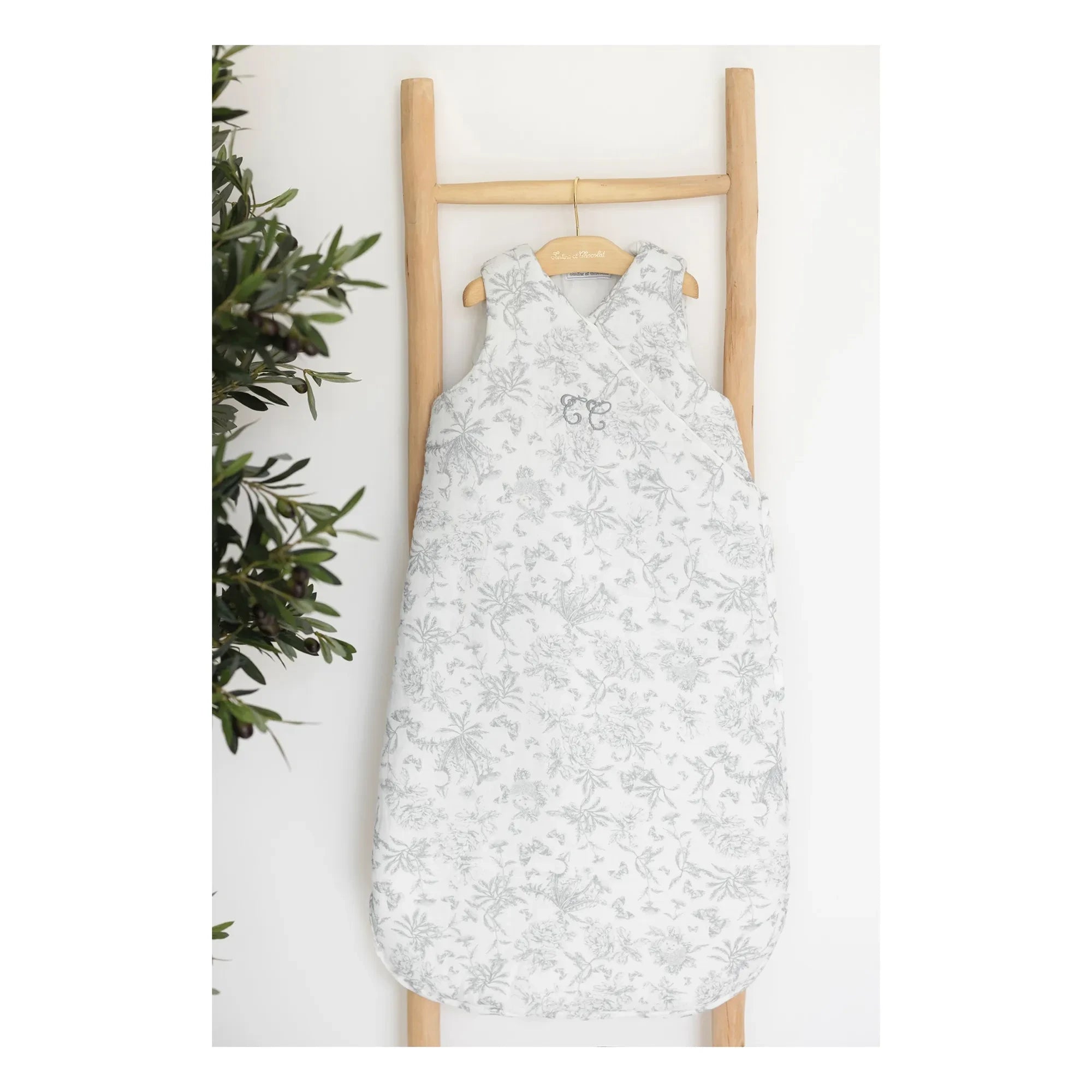 Tartine et Chocolat - Toile de Jouy Sleep Suit | Gray