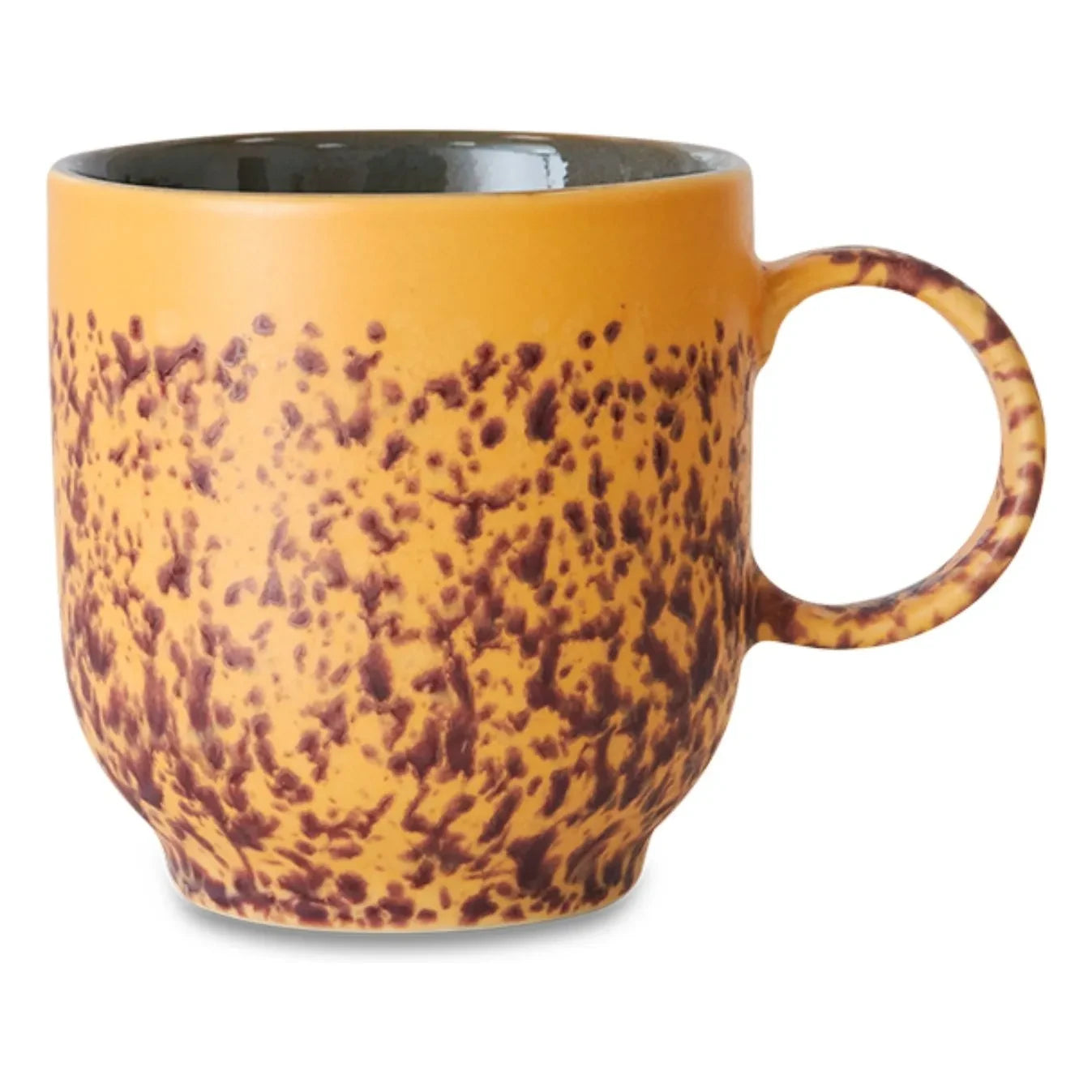 HKliving - Stoneware Coffee Cup | Orange