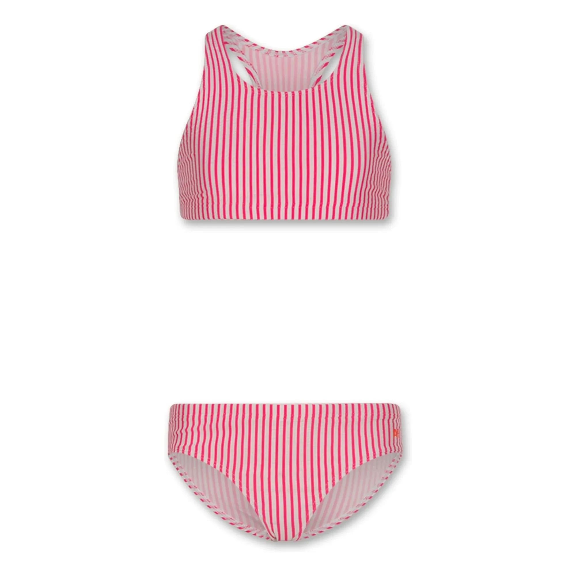 AO76 - Tare Striped Swimsuit | Pink