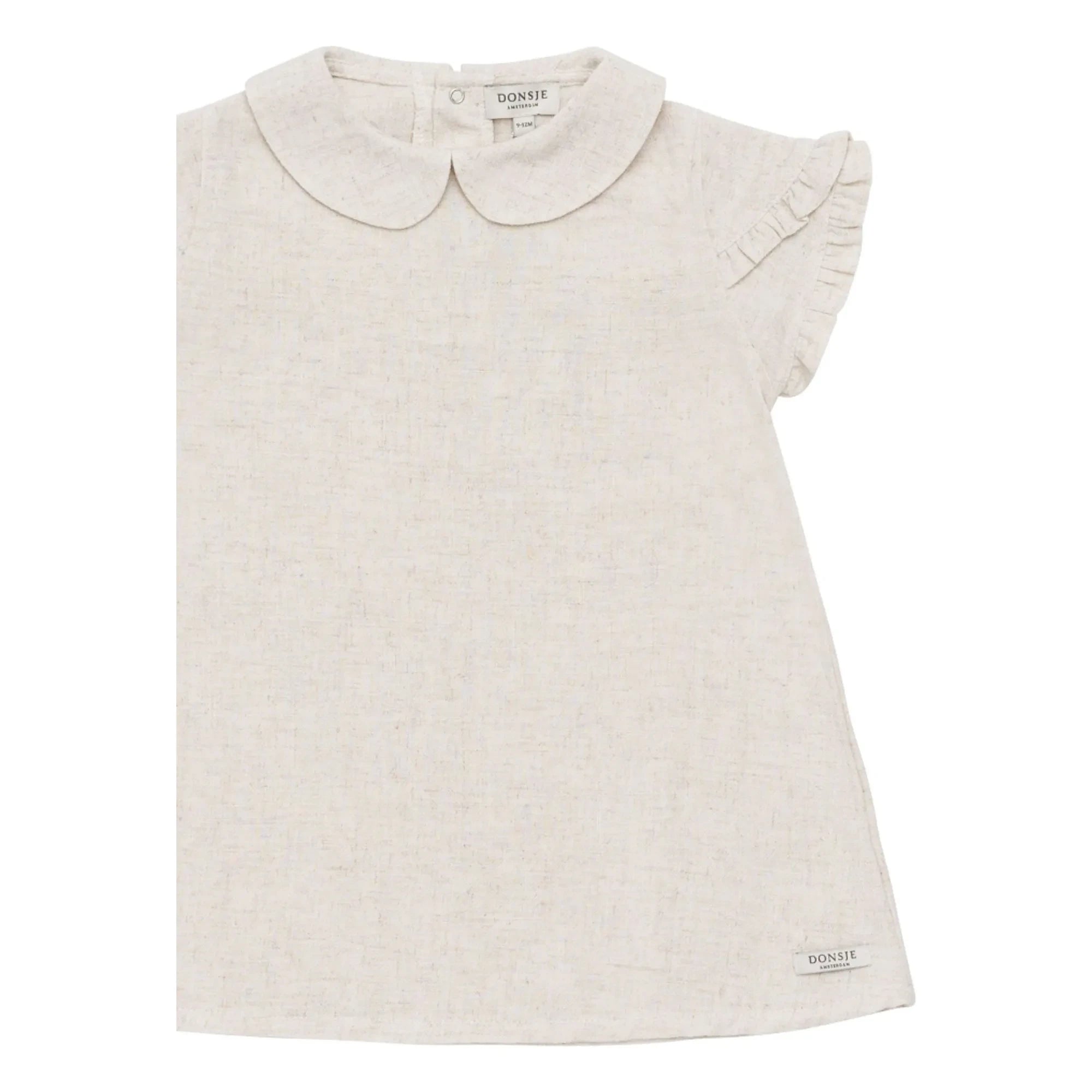Donsje - Flien Claudine Collar Dress | Heather White