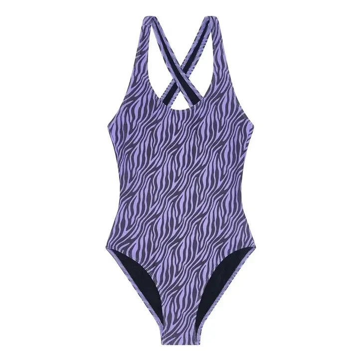 Finger in the Nose - Olivia Backless Swimsuit | Lavender