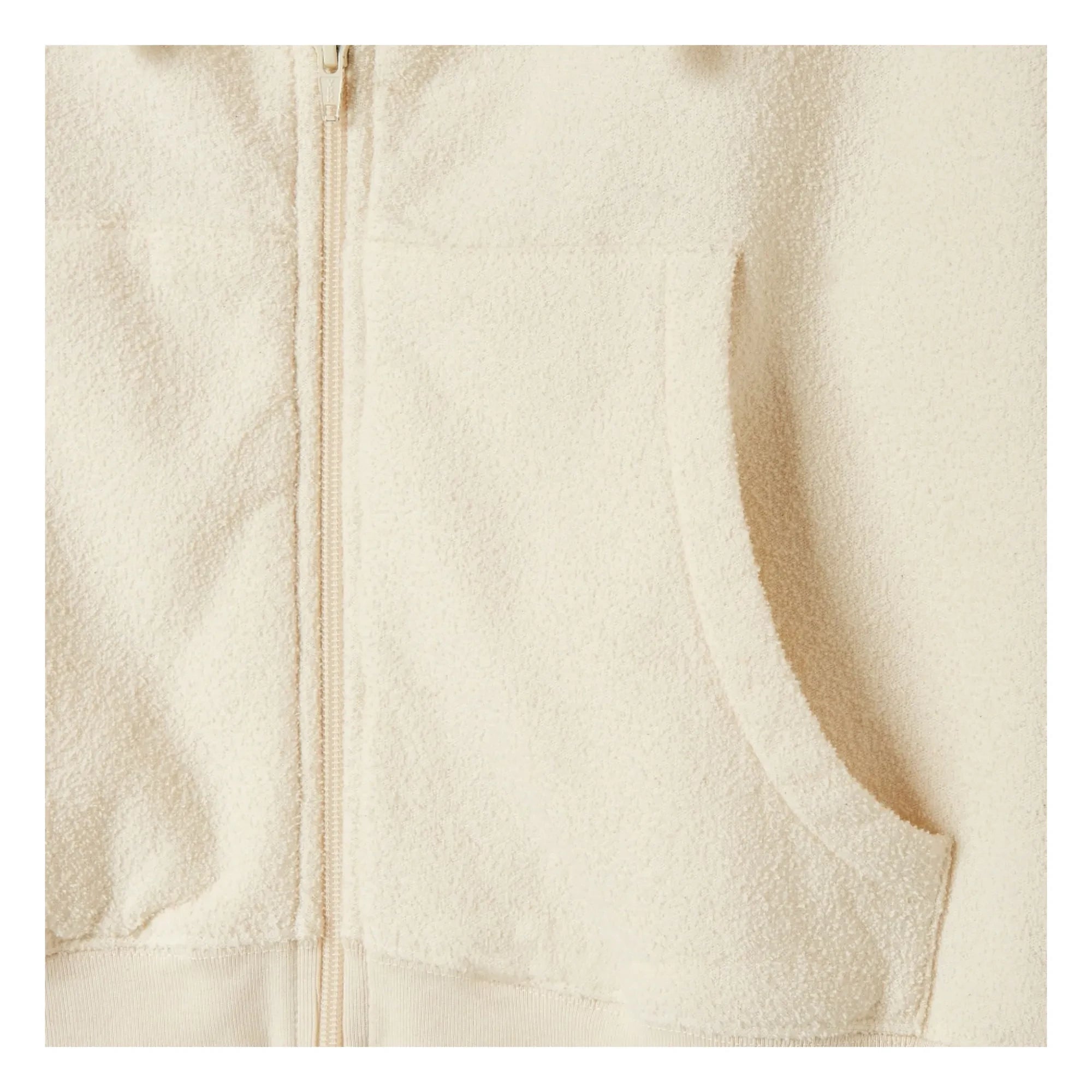 American Vintage - Bobypark Organic Cotton Zip-up Sweatshirt | Off-White