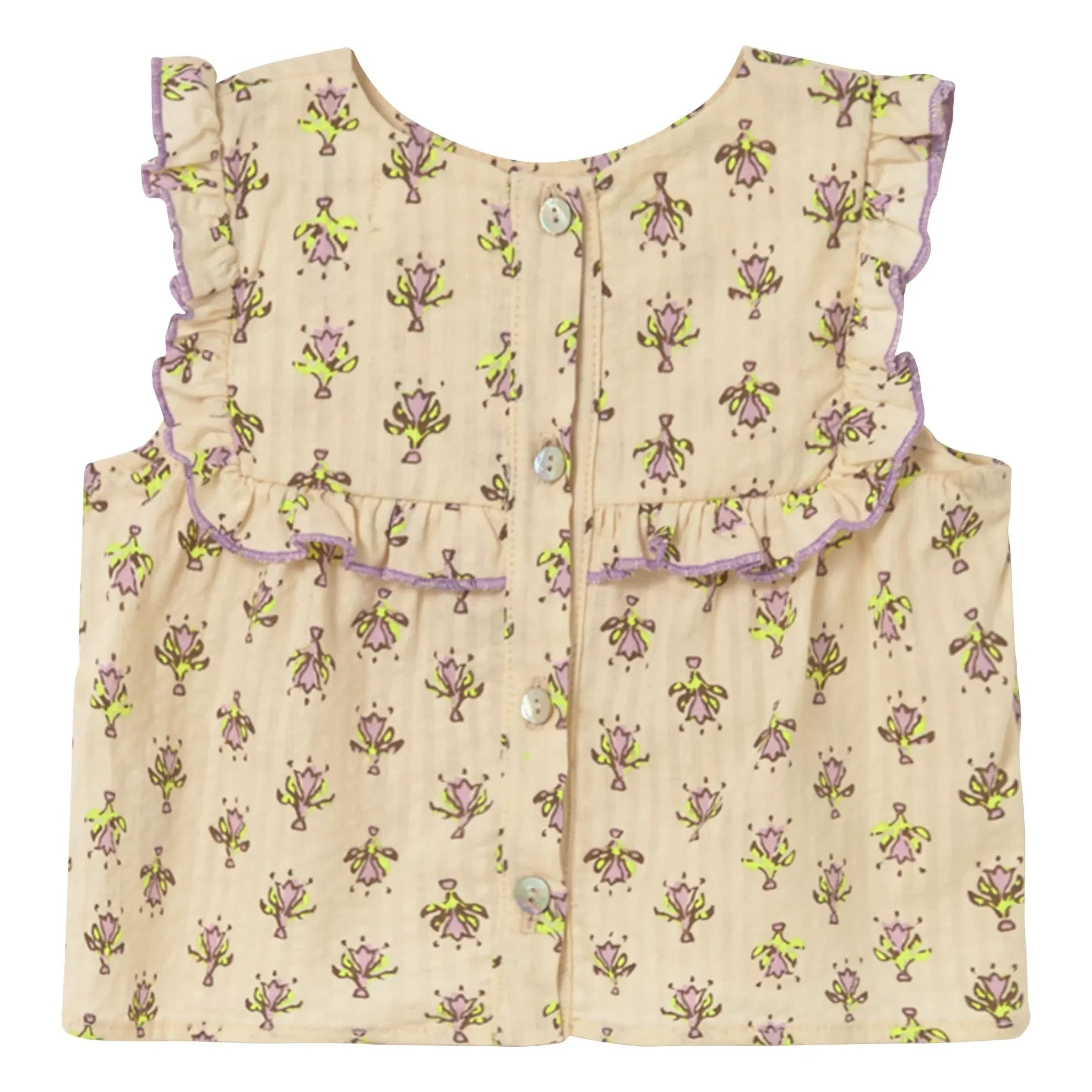 Cozmo - Ari Fleuri Organic Cotton Top | Lavender