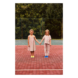 Arsène et Les Pipelettes - Striped Vual Pants | Pink