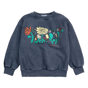 Bobo Choses - Herbalist organic cotton sweatshirt | Navy