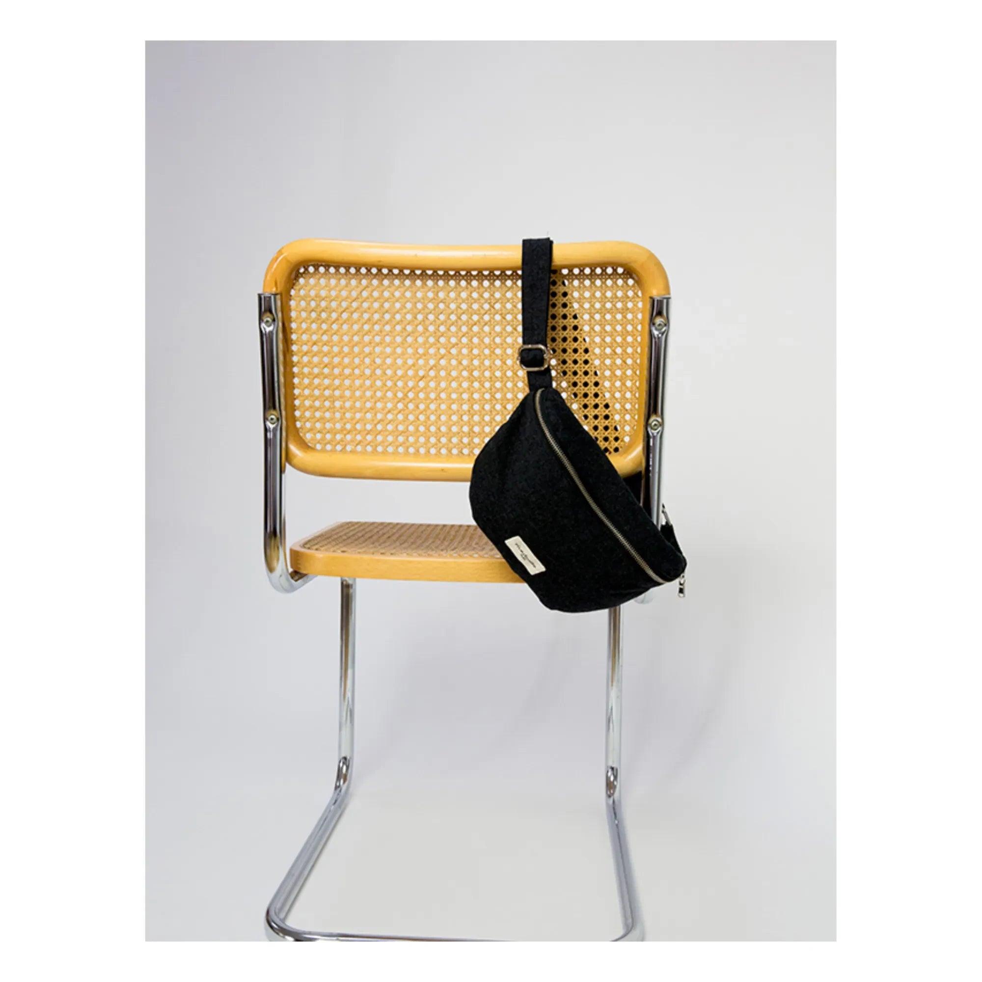 rivedroite - Custine Recycled Cotton Bumbag | Black