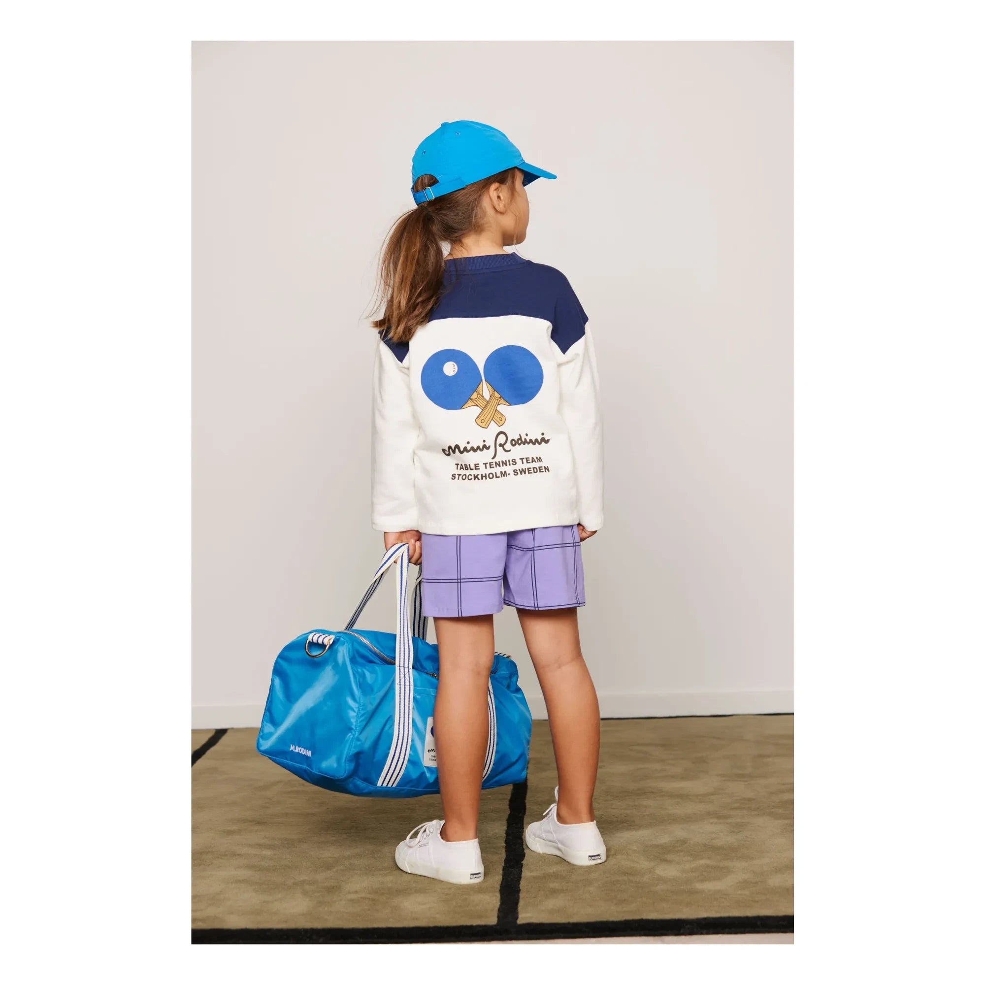 Mini Rodini - Recycled Fiber Ping Pong Hat | Blue