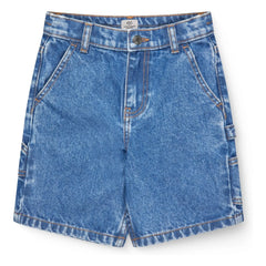 Copenhagen Colors - Denim Cargo Organic Cotton Shorts | Indigo blue