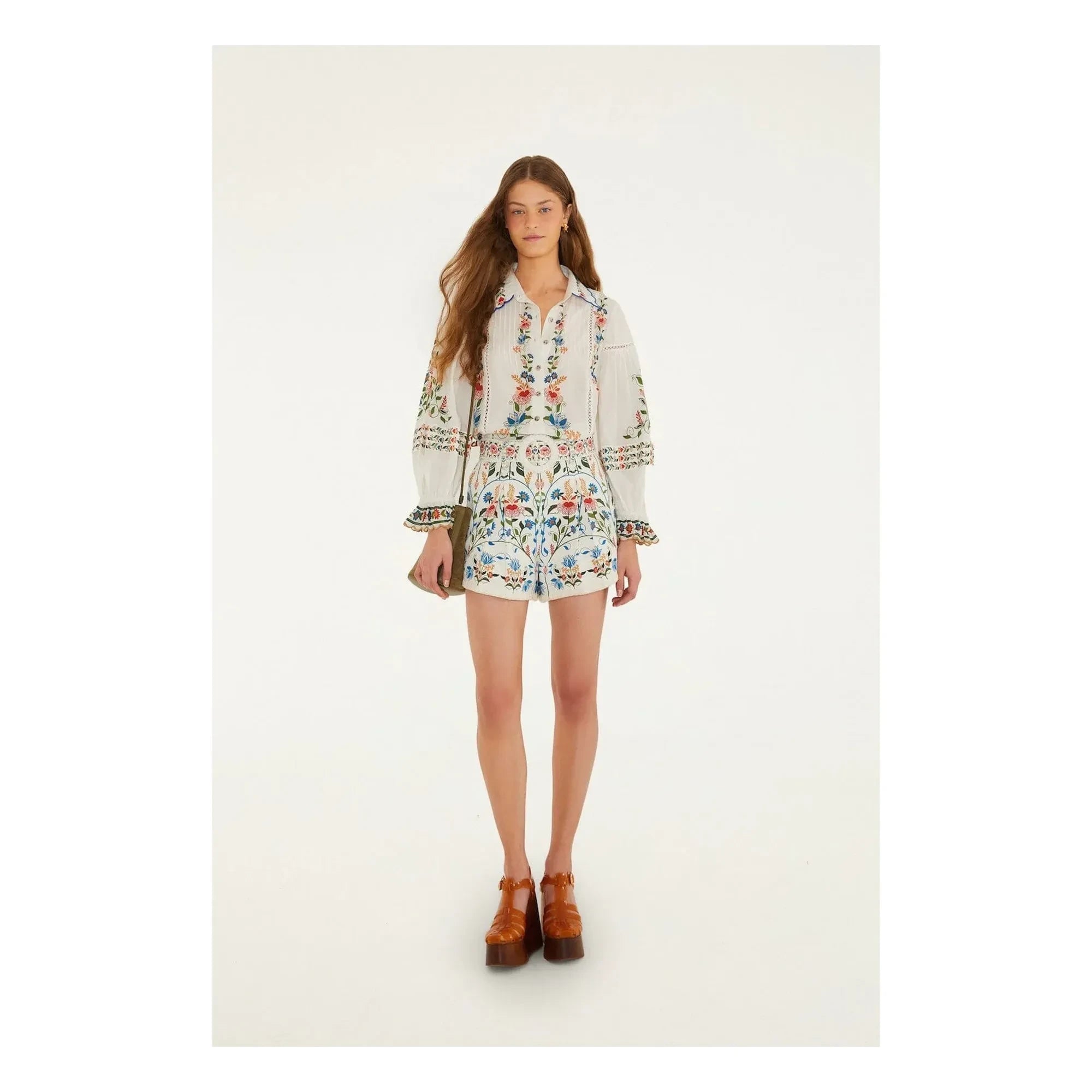 Farm Rio - Short Fraga | White