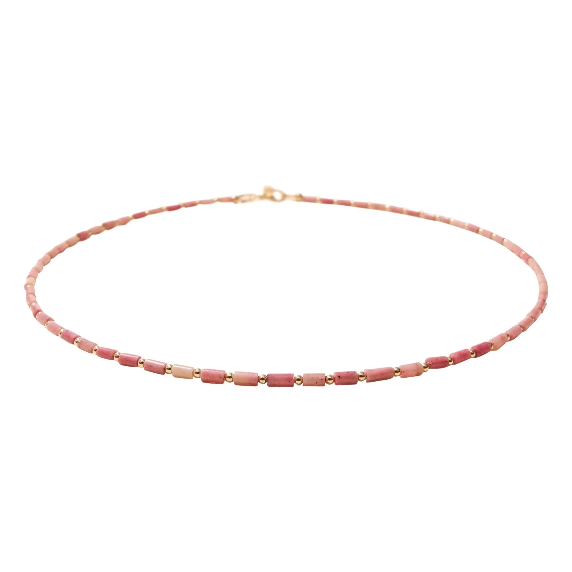 Camille Colette Studio - Baia Rhodonit kolye | Pembe