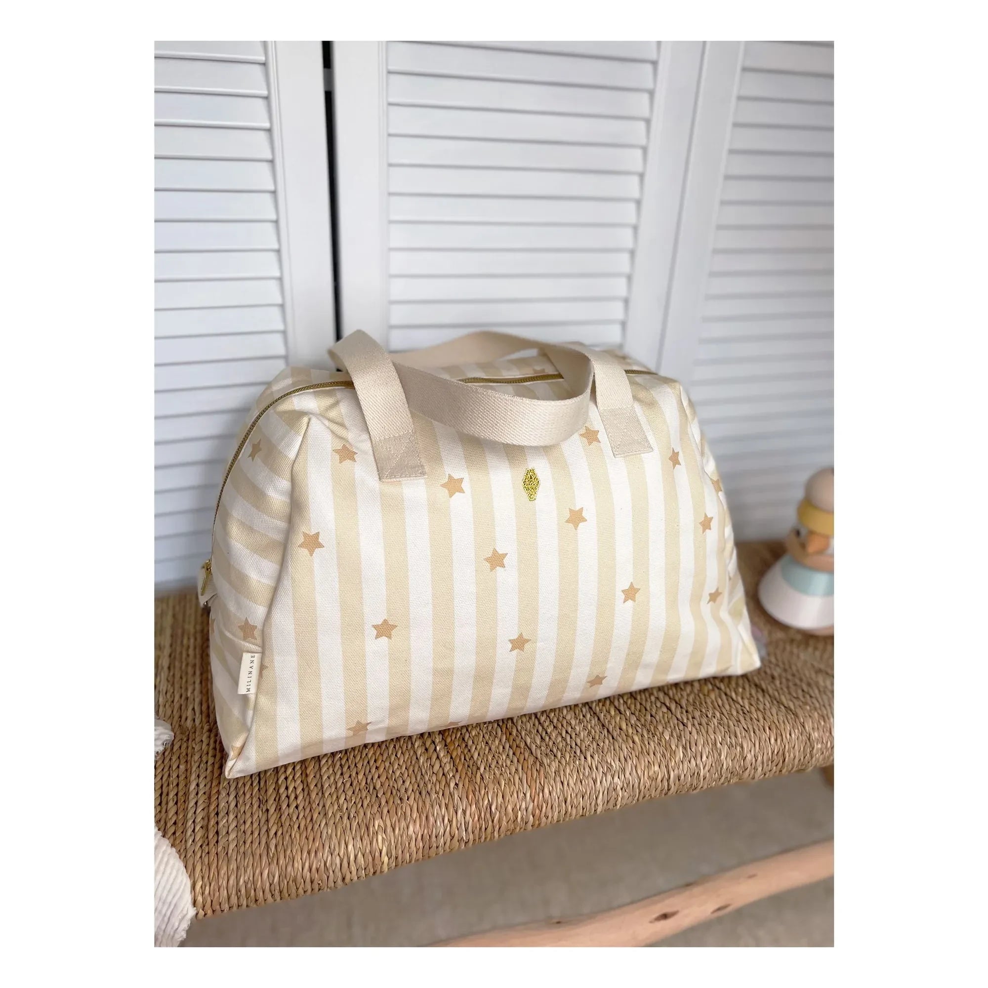 Milinane - Joseph Baby Care Bag | Light Yellow