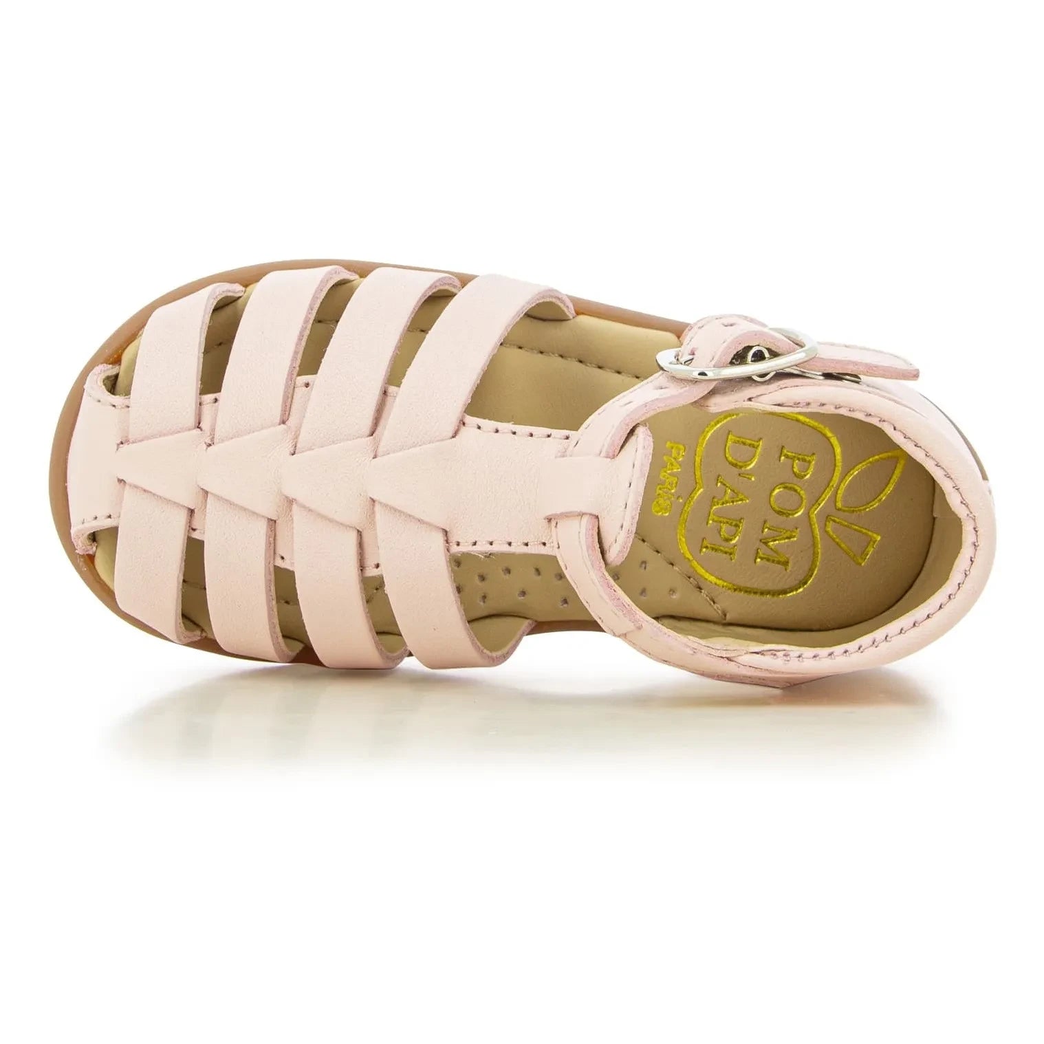 Pom d'Api - T-Strap Sandals | Powder Pink