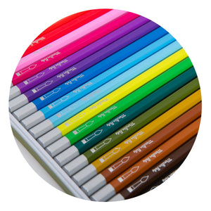 Moulin Roty - 24-Count Water-Soluble Lead Pencil Case