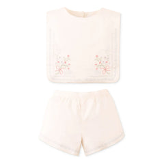 Gingersnaps - Sharpay Linen Top & Shorts Set | Ecru