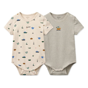 Liewood - Batch 2 Bodies Yanni Bateaux Organic Cotton | Beige
