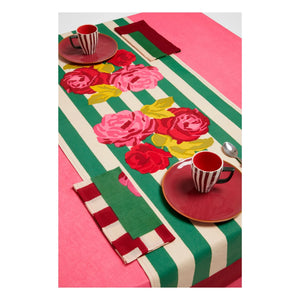 Lisa Corti - Nizam Striped Napkin | Green