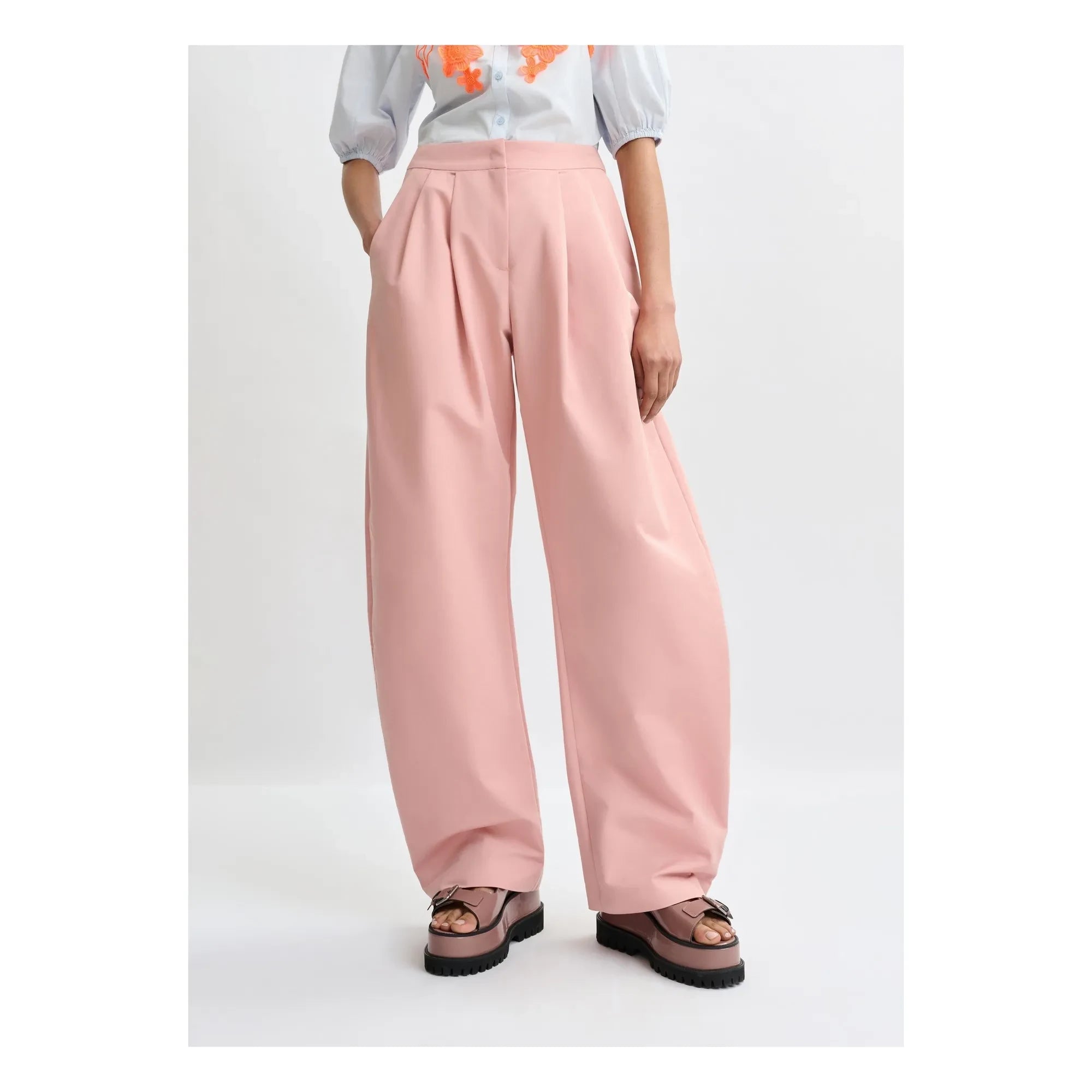 Essential Antwerp - Barrel Jude pantolon | Pembe