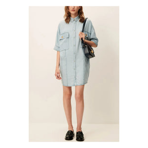 Sessùn - Fresqua Denim Dress | Light Blue