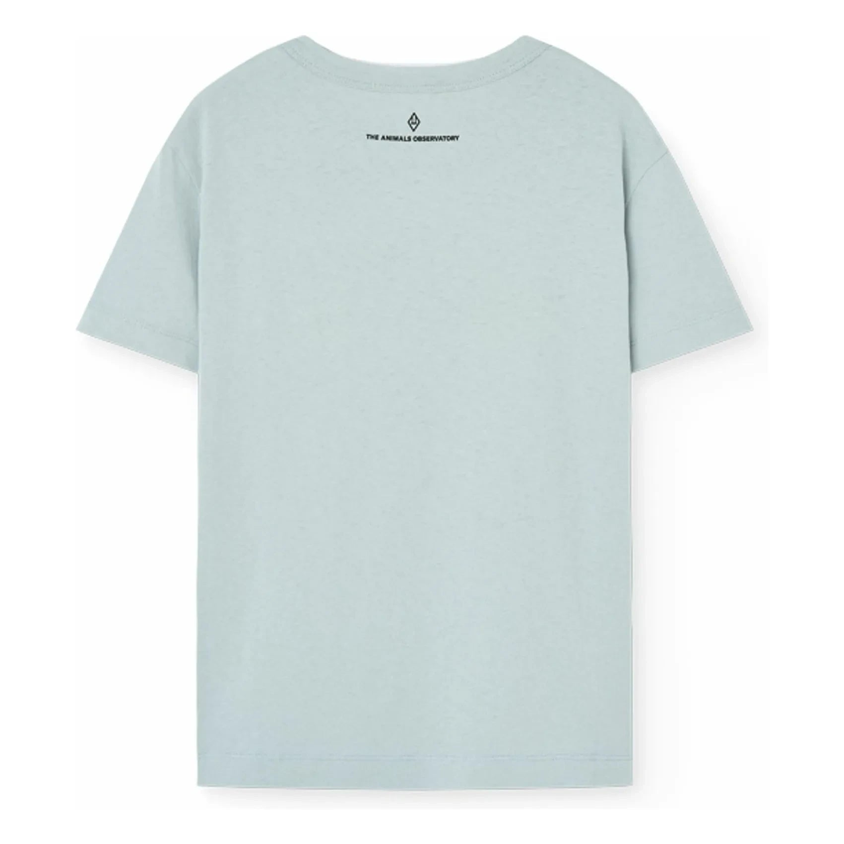 The Animals Observatory - Rooster Character T-Shirt Organic Cotton | Light Blue