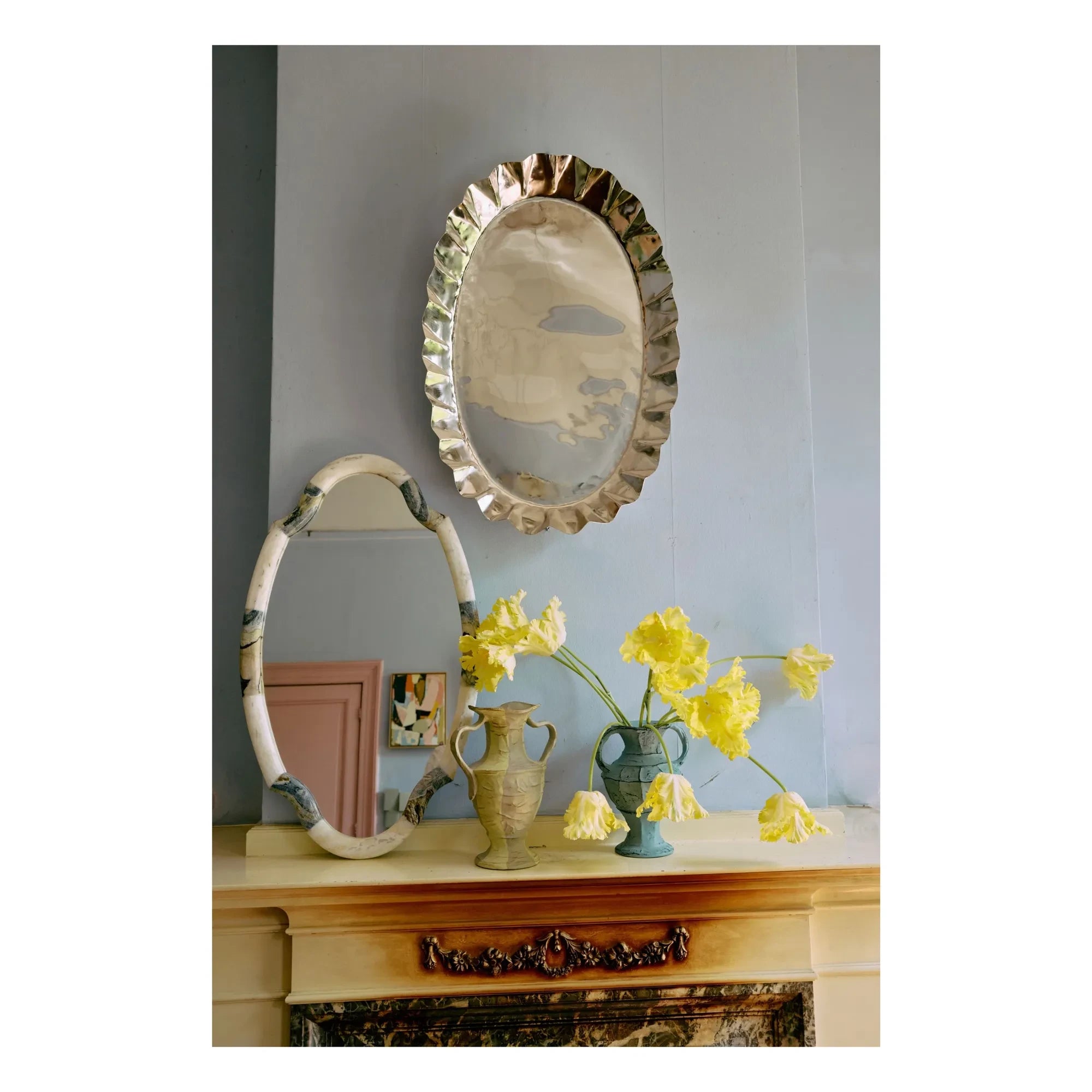 HKliving - Marble Mirror