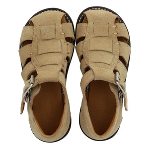 Angulus - Pêcheur Suede Sandals | Beige