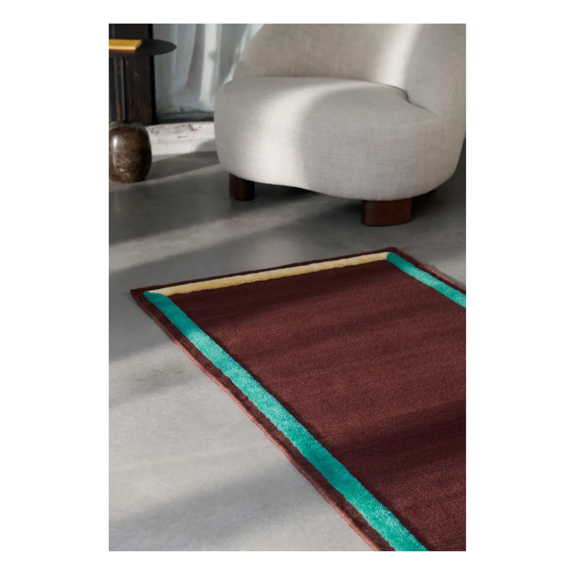 & Tradition - Framed Rug | Burgundy