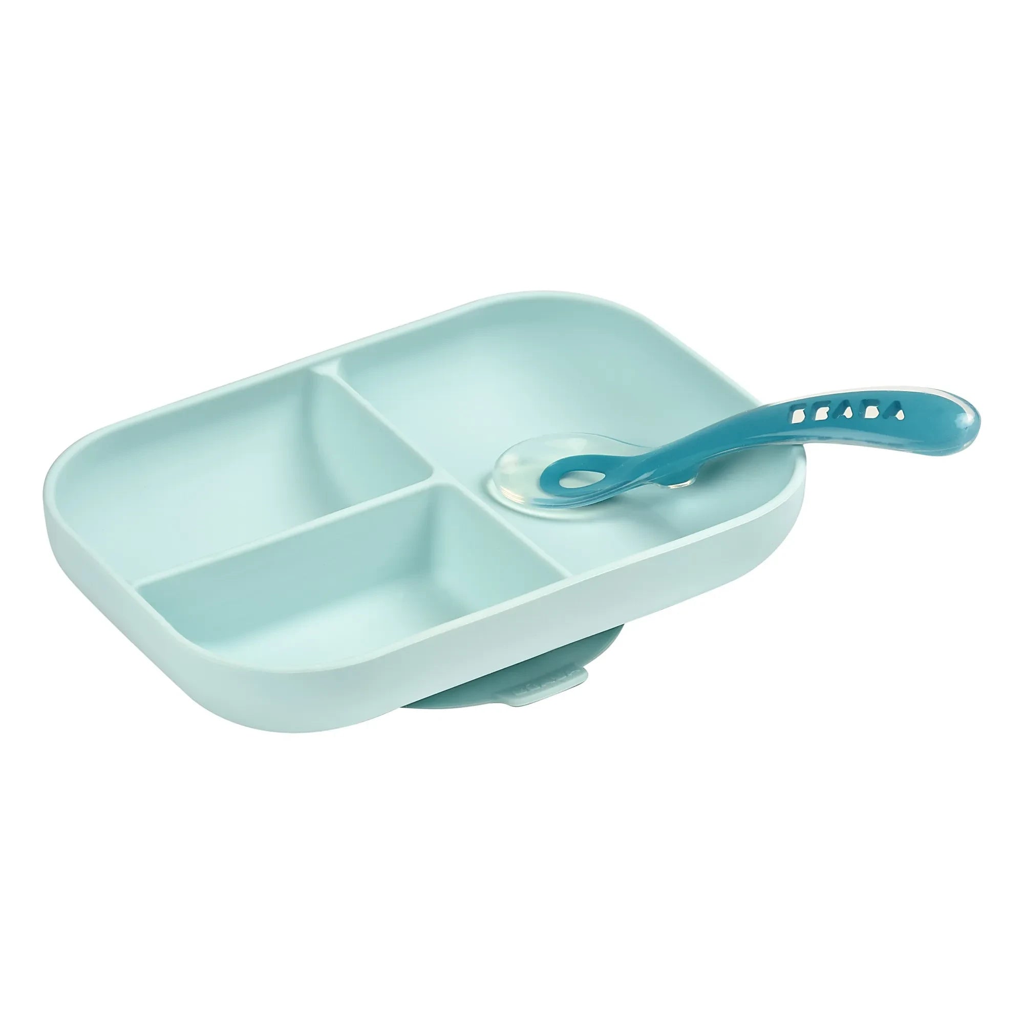 Béaba - Silicone Dinner Set | Blue