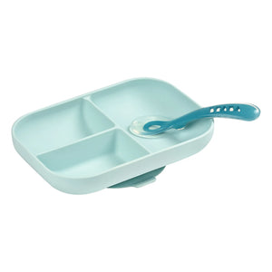 Béaba - Silicone Dinner Set | Blue