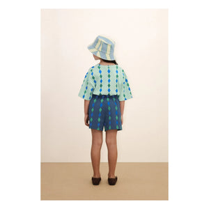 Tinycottons - Striped Bob | Light blue