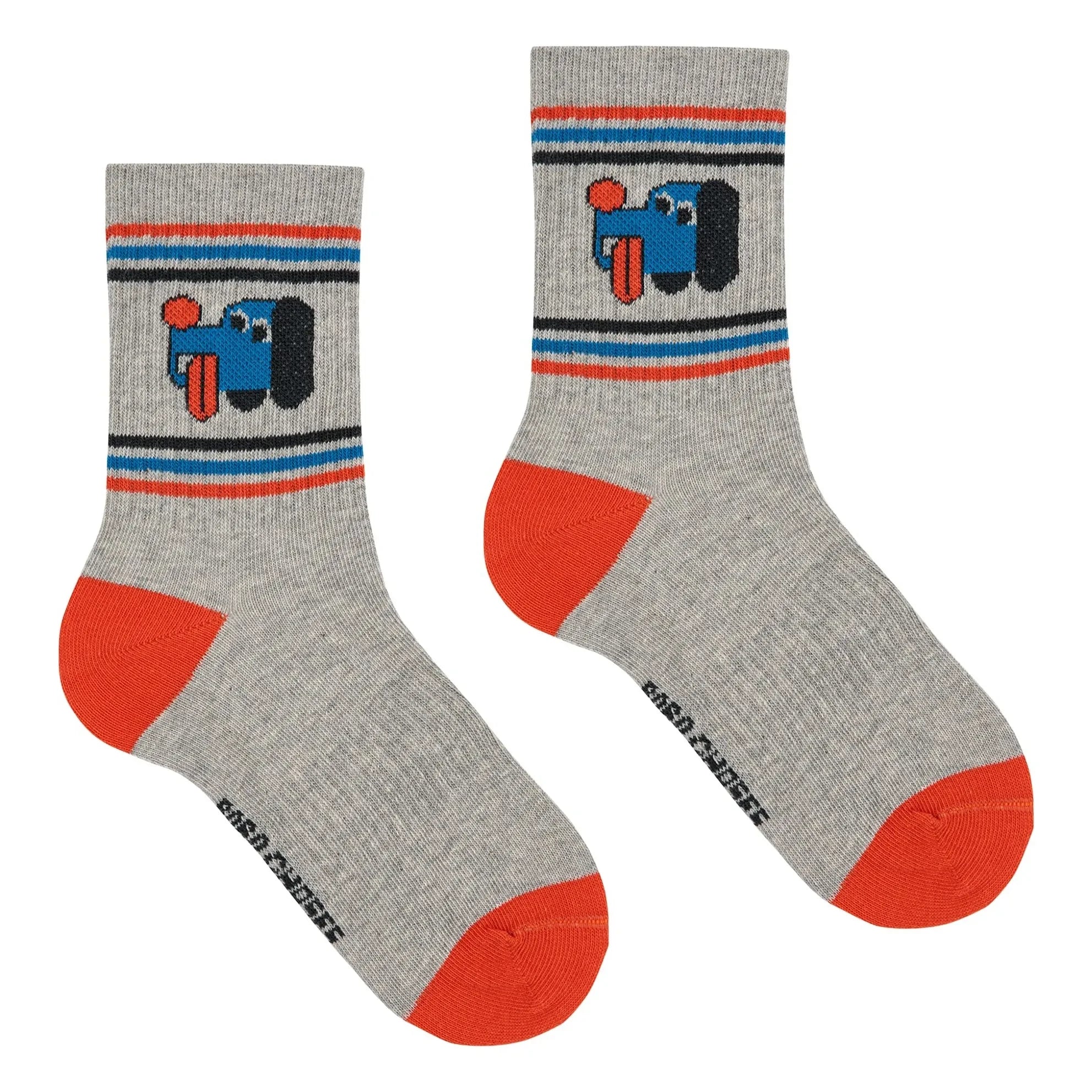Bobo Choses - Organic Cotton Dog Socks | Gray Melange