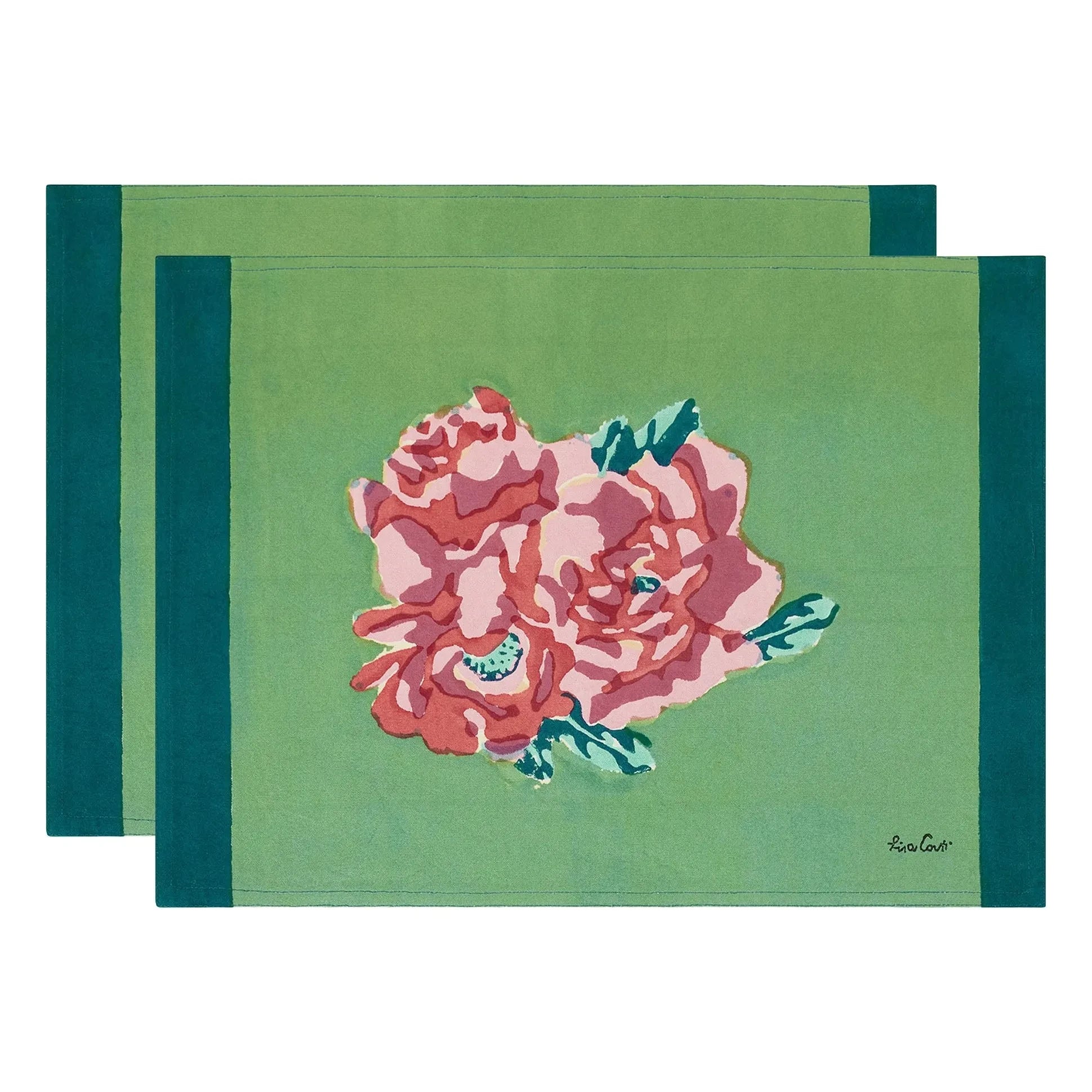 Lisa Corti - Nina American Placemat - Set of 2 | Blue