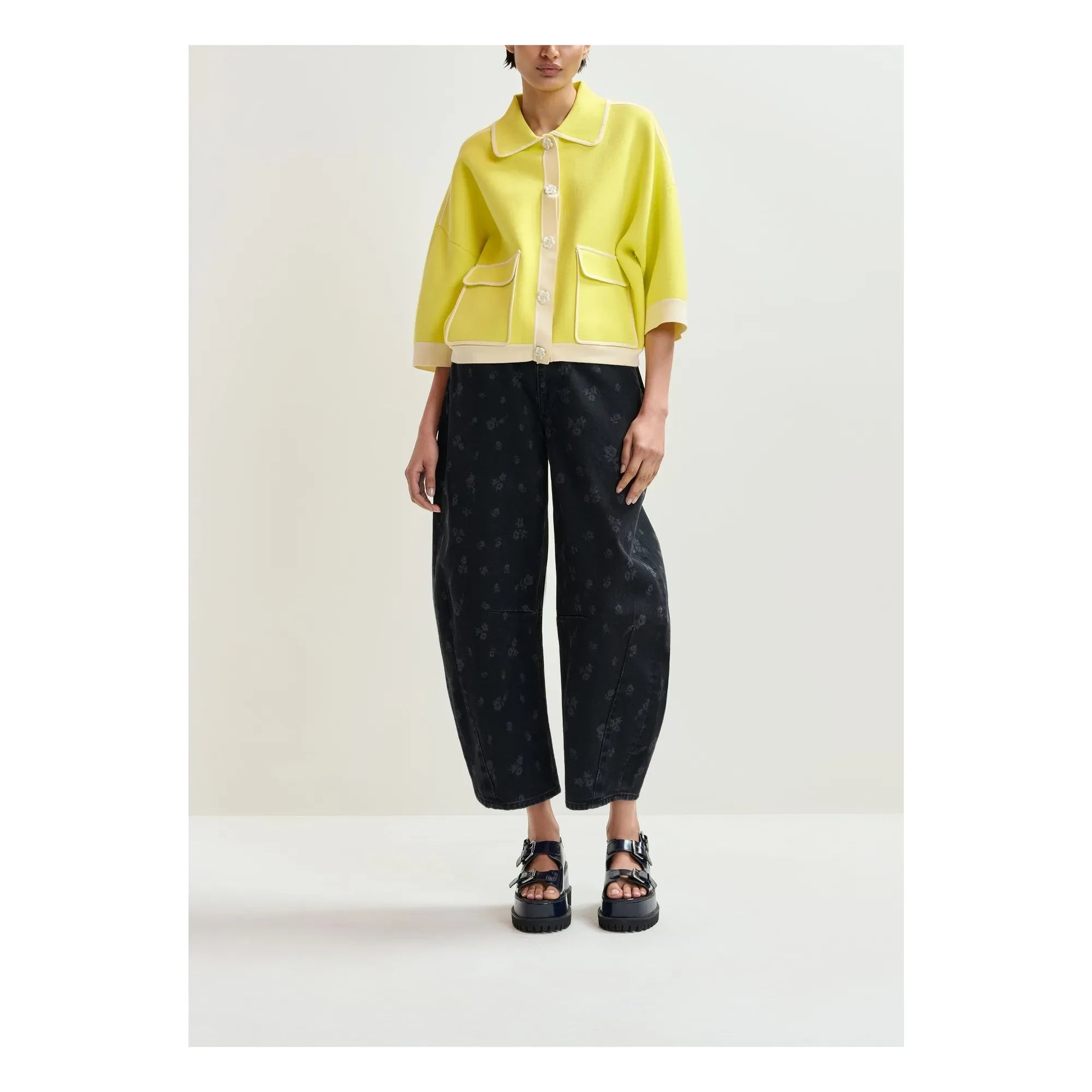 Essentiel Antwerp - Jugly Cardigan | Lemon yellow