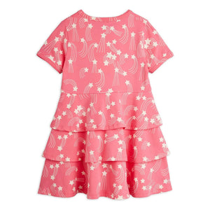 Mini Rodini - Organic Cotton Star Dress | Pink