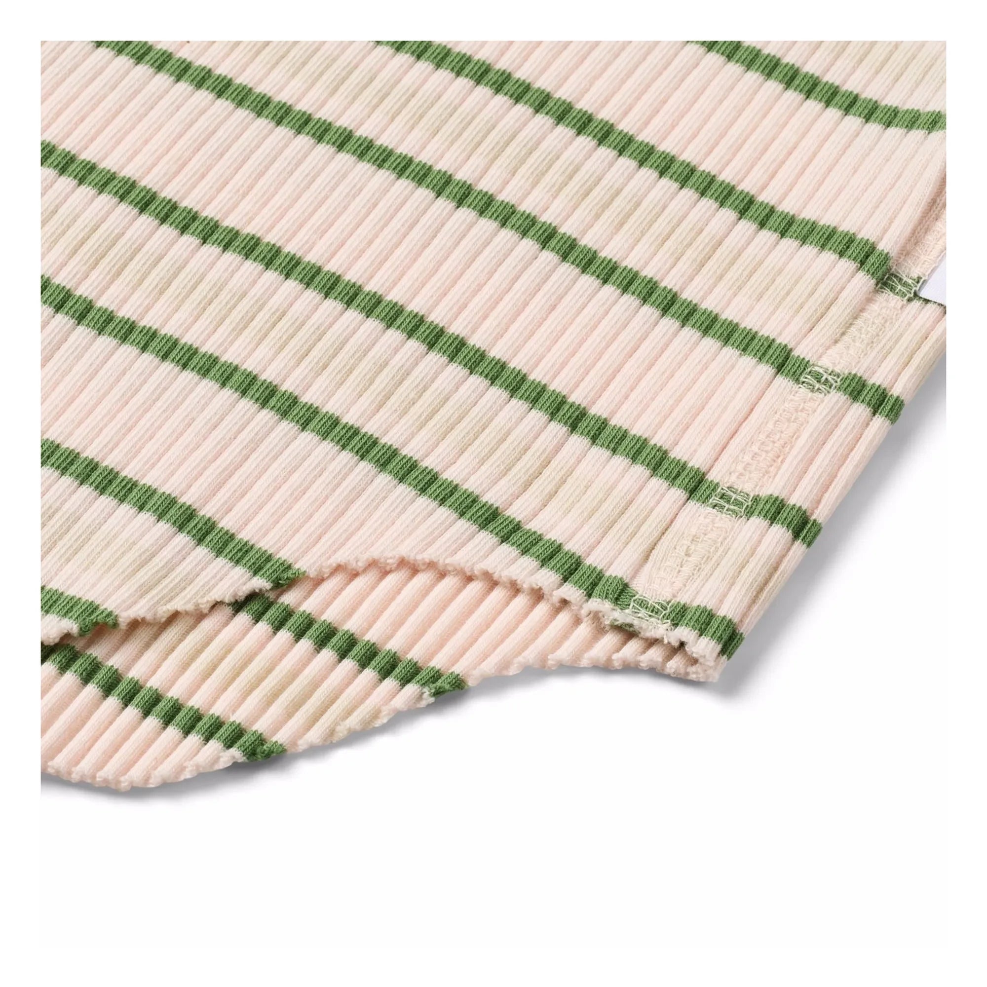 Molo - Ronelle Ribbed Striped Organic Cotton Bodysuit | Ecru