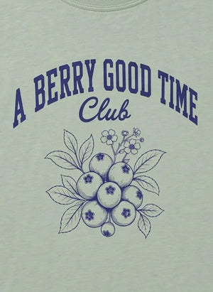 Hundred Pieces - Luna Blueberry T-Shirt | Green