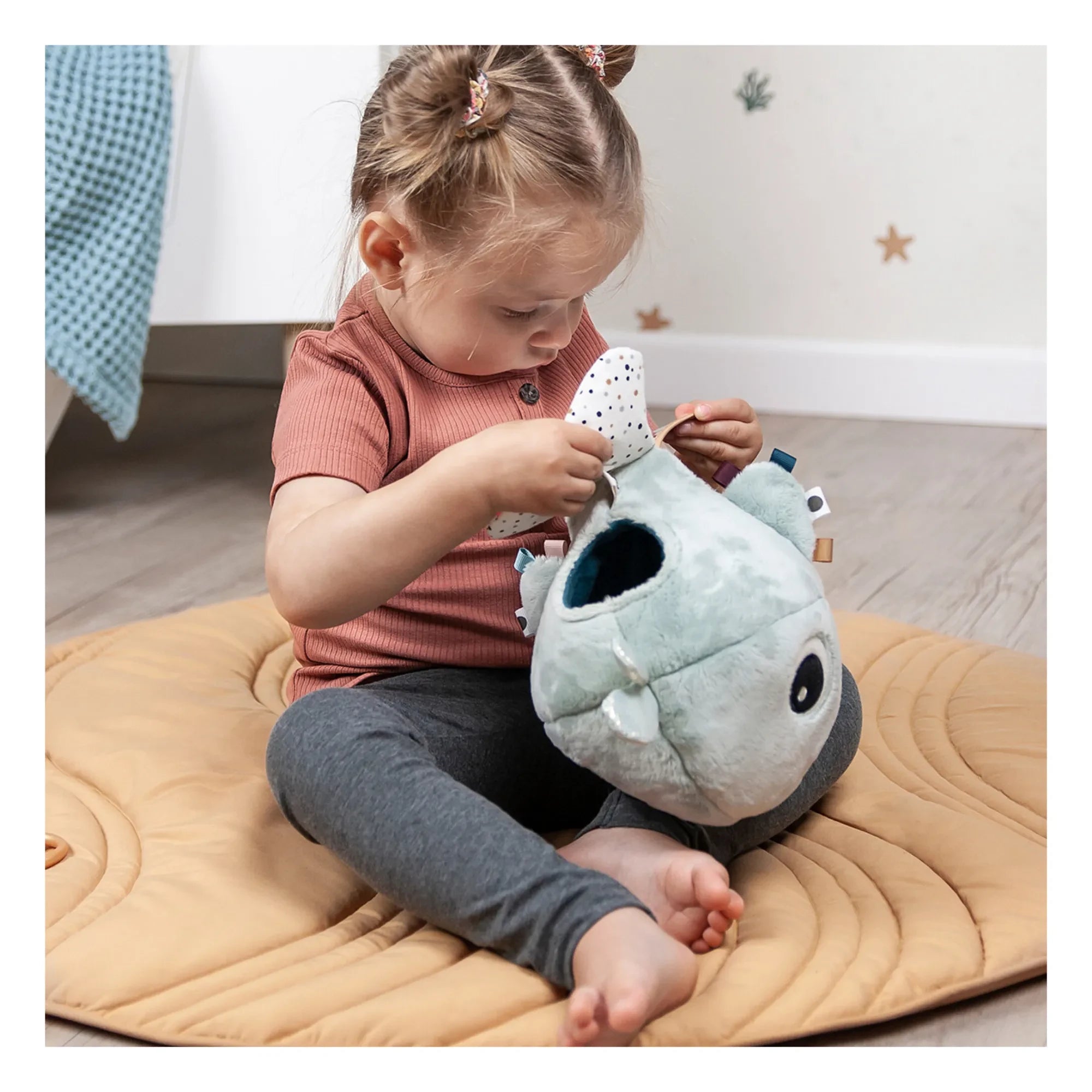 Done by Deer - Hide & Seek Wally Early Learning Toy | Blue