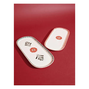 Serax - Baazar Oval Serving Plate, Waww La Table - Set of 2 | Green