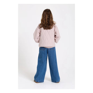 Smallable Kid - Sleeveless Quilted Cheer Jacket | Light Pink