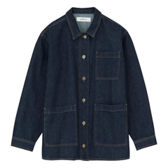 Skall Studio - Henny Organic Cotton Overshirt | Indigo Blue