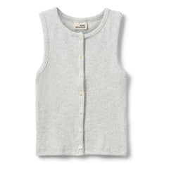 Sofie Schnoor - Tamilia Cotelé Tank Top | Light Gray