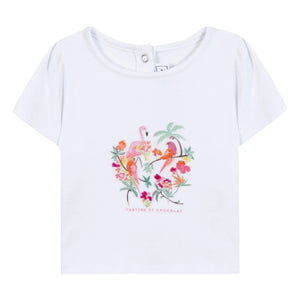 Tartine et Chocolat - Tropique T-shirt | White
