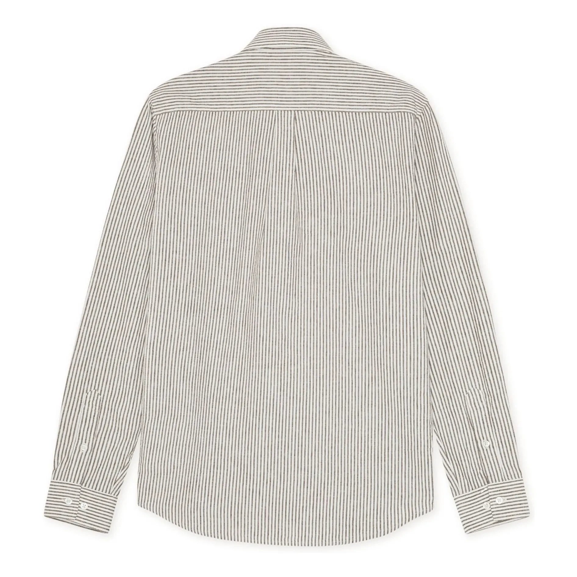 Les Deux - Striped Shirt Konrad Linen | Light Brown