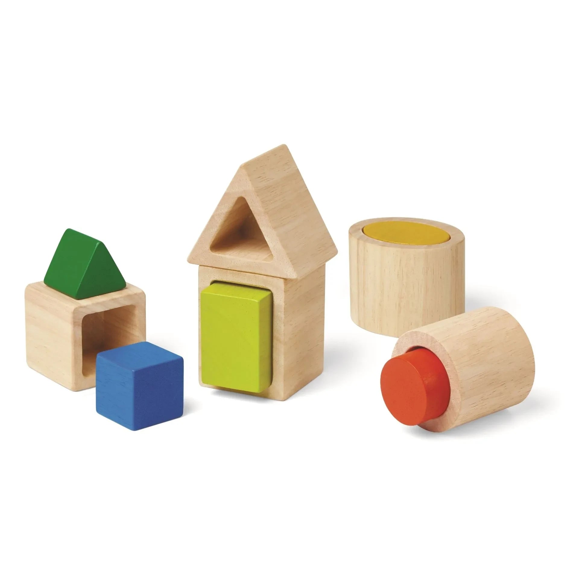 Plan Toys - Interlocking Geometric Shapes