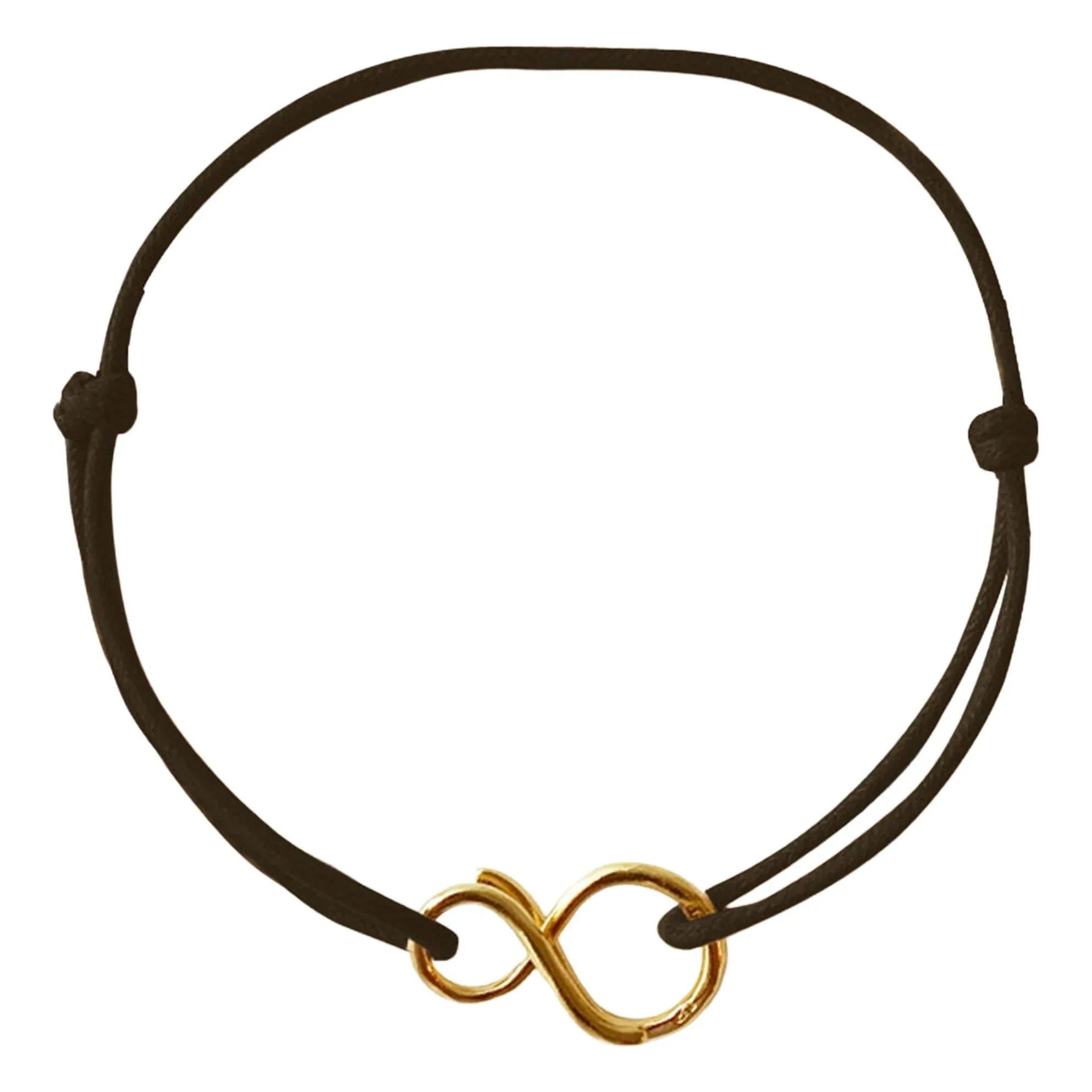 LAH - Mini-Infinity Kordon Bileklik | Çikolata