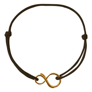 LAH - Mini-Infinity Kordon Bileklik | Çikolata