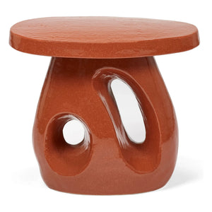 Serax - Amé 10 side table | Brick Red